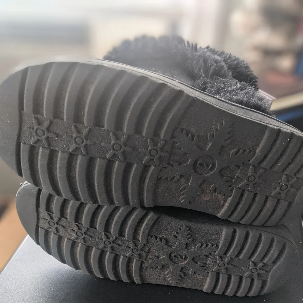 Girls Faux Fur Winter Boots - Picture 3 of 5